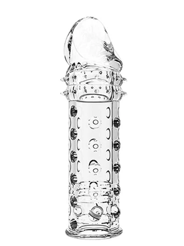 Tırtıklı Saydam Penis Kılıfı 16.3 cm