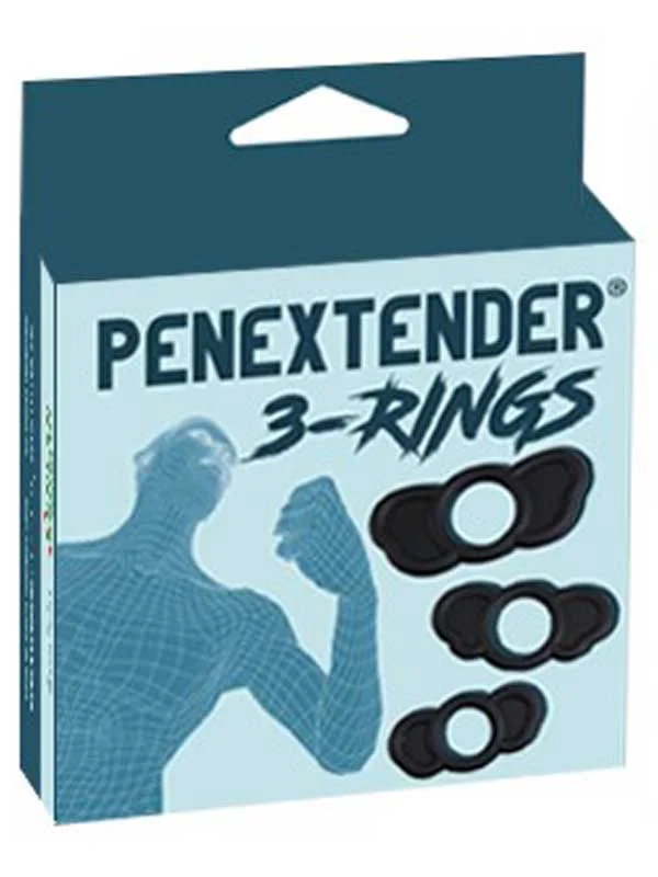 Penextender® 3 Rings 3'lü Penis Halka Seti ürün görseli
