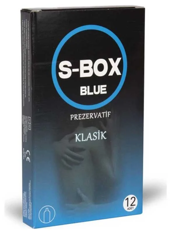 S-Box Blue Klasik Prezervatif 12'li