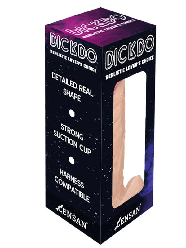 Dickdo Gerçekçi Testisli Dildo 19 cm ürün görseli