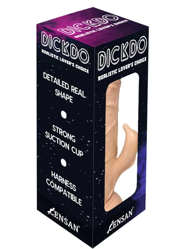 Dickdo Gerçekçi Klitoris Uyarıcılı Dildo Penis 20cm ürün görseli