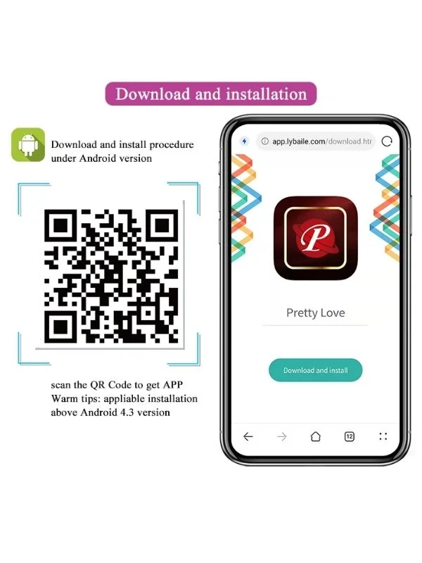 Pretty Love Telefon App Kontrollü Titreşimli Vibratör ürün görseli