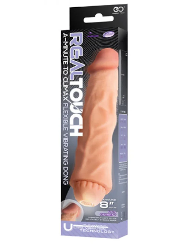 Real Touch Çift Katmanlı 20cm Vibratör ürün görseli
