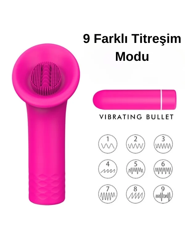 Tırtıklı Yüzey Klitoris Uyarıcı Mini Vibratör ürün görseli