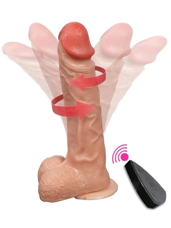 Bronte Swaying Şarjlı Döner Başlı Realistik Dildo Uzaktan Kumandalı 20.5 cm