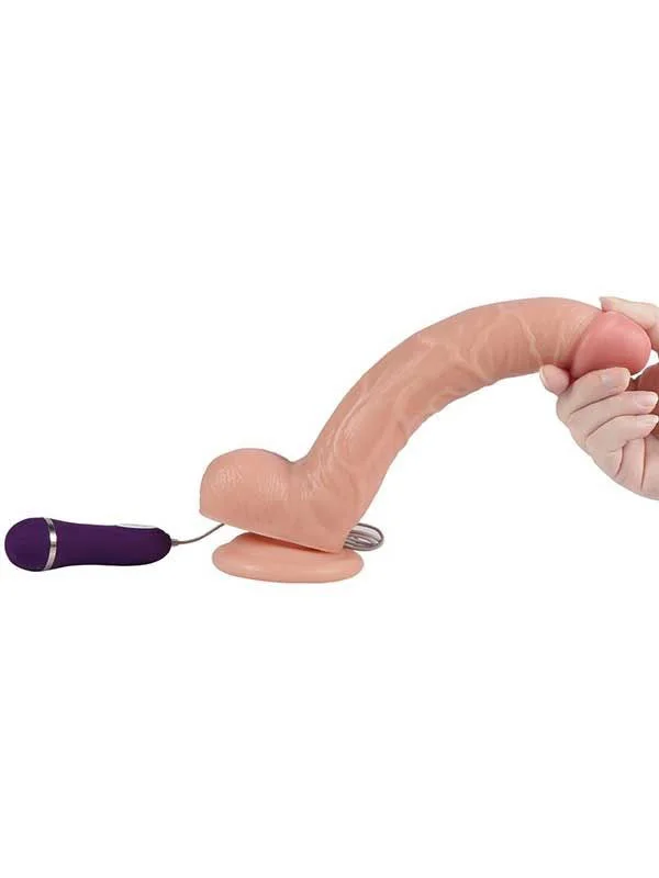Shequ Optimus Titreşimli Realistik Dildo 28 cm ürün görseli