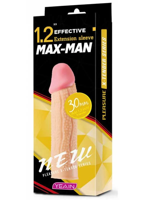 Max Man 30 mm Dolgulu Penis Kılıfı ürün görseli