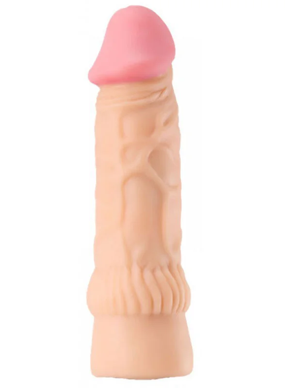 Max Man Dolgulu Damarlı Penis Kılıfı 16.5 cm