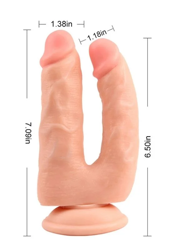 Bromeo Çiftli Kıkırdaklı Gerçekçi Dildo ürün görseli