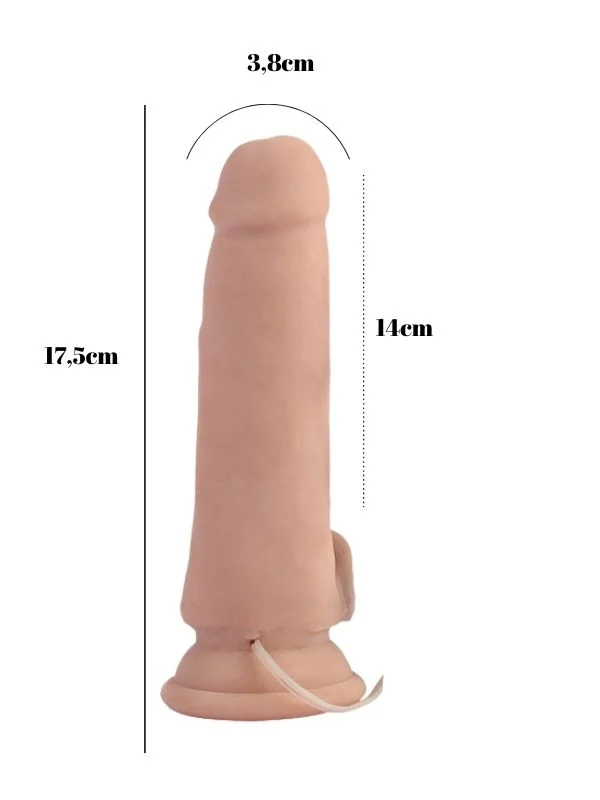 Mantric Muse 17.5cm 5cm Kıkırdaklı Gerçekçi Realistik Vibratör ürün görseli