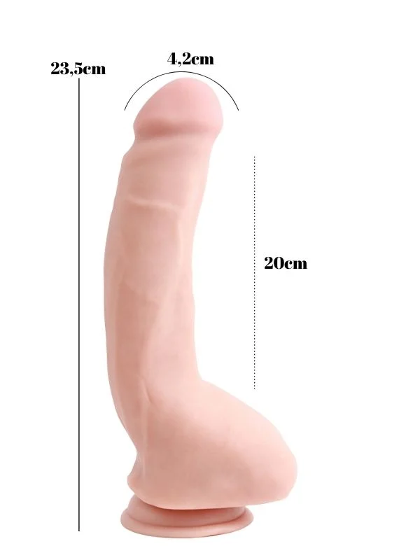 Carnal Pleasure 23.5cm Kıkırdaklı Gerçekçi Dildo ürün görseli