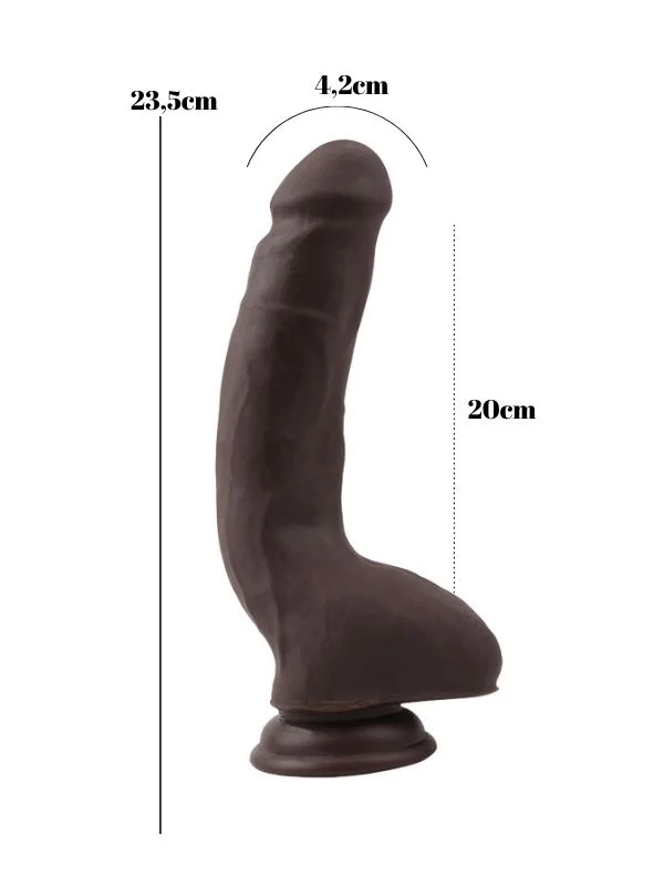 Carnal Pleasure Melez 23.5cm Kıkırdaklı Gerçekçi Dildo ürün görseli