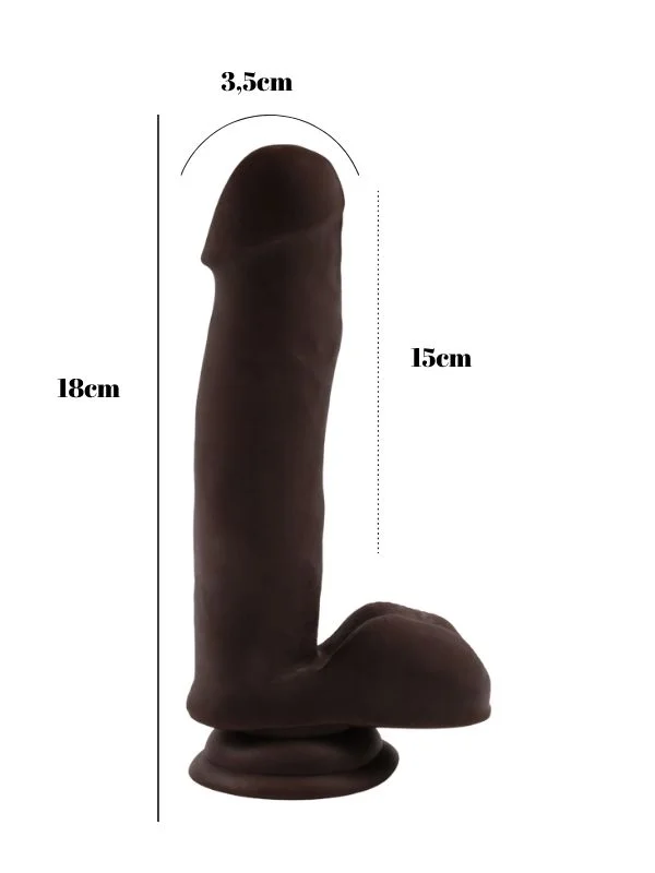Philander Melez 18cm Kıkırdaklı Gerçekçi Dildo ürün görseli