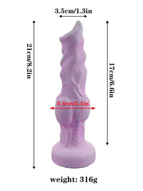 Pembe Canavar Dildo Model 3 ürün görseli
