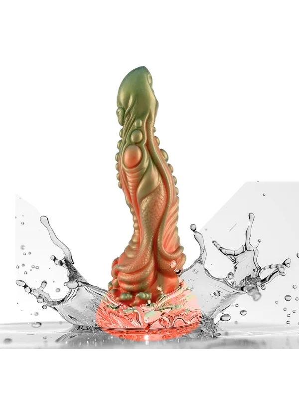 Kırmızı Yeşil Canavar Dildo Model 5 ürün görseli