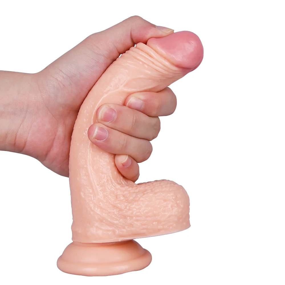 19CM Ten Rengi Vantuzlu Dildo ürün görseli