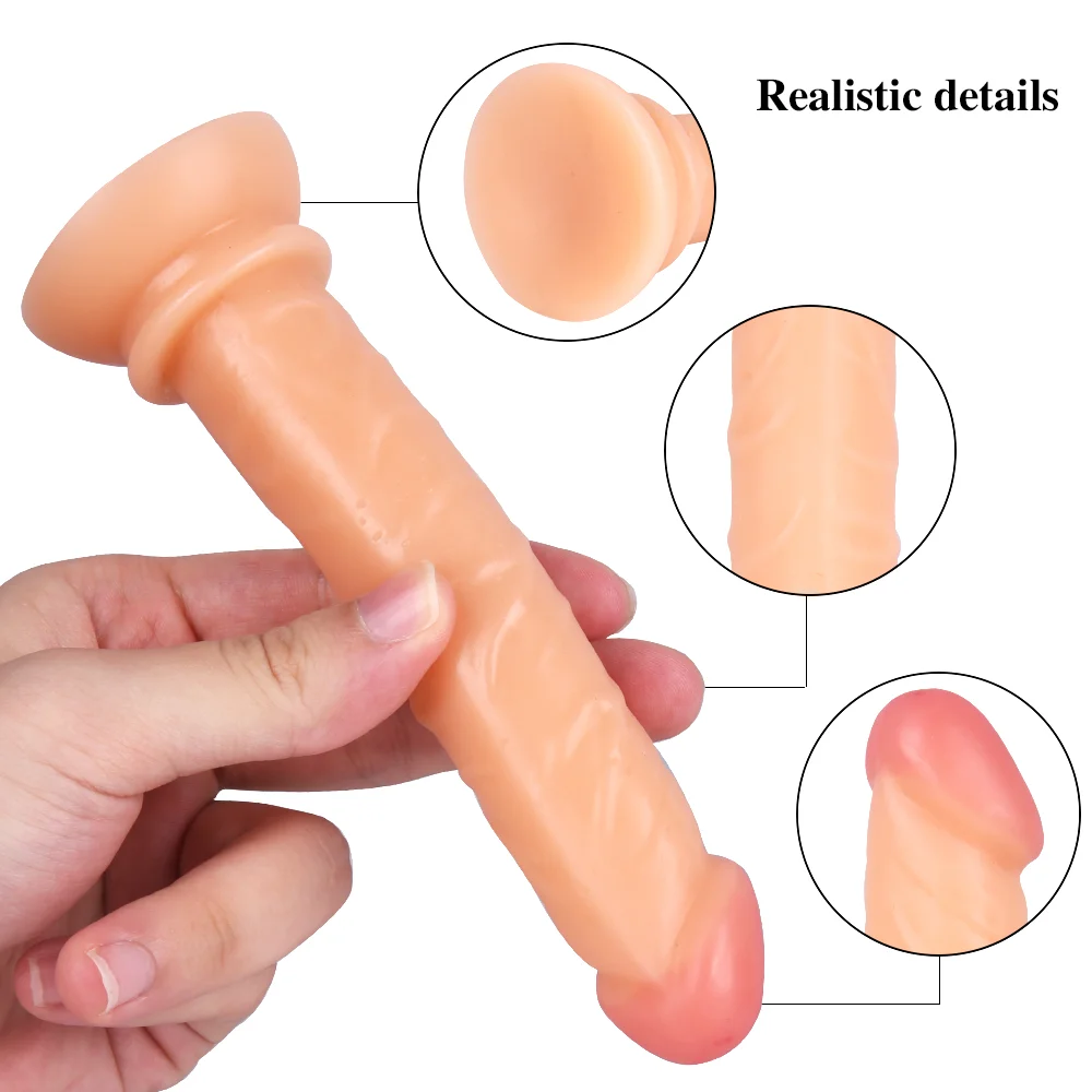 15CM Testissiz Gerçekçi Anal Dildo ürün görseli