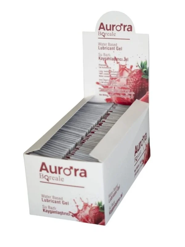 Aurora Boreale 100 Lü 5 Ml Şase Çilekli Kayganlaştırıcı ürün görseli