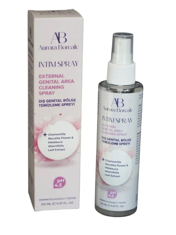 Aurora Boreale 150 Ml İntim Sprey Dış Genital Bölge Temizleme Spreyi ürün görseli