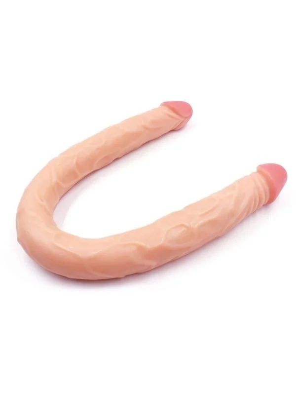 Ten Rengi 55 cm Çift Taraflı Dildo ürün görseli