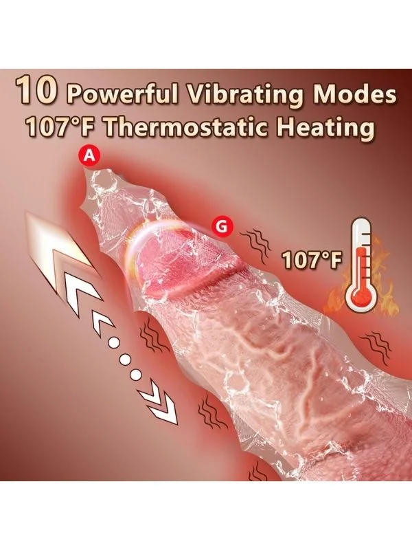 Thrusting Huge Thick Dildo Vibratör 21 Cm ürün görseli
