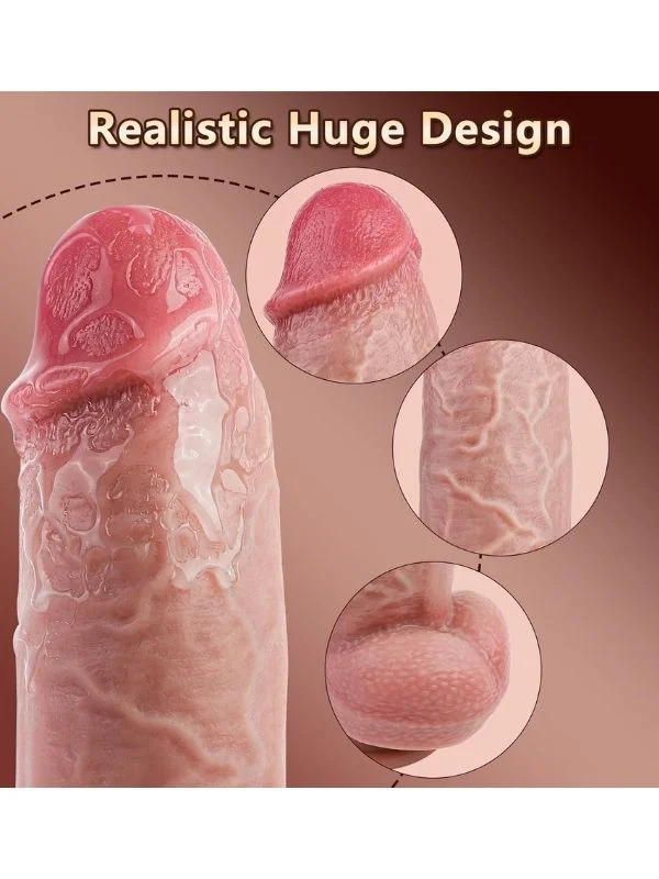 Thrusting Huge Thick Dildo Vibratör 21 Cm ürün görseli