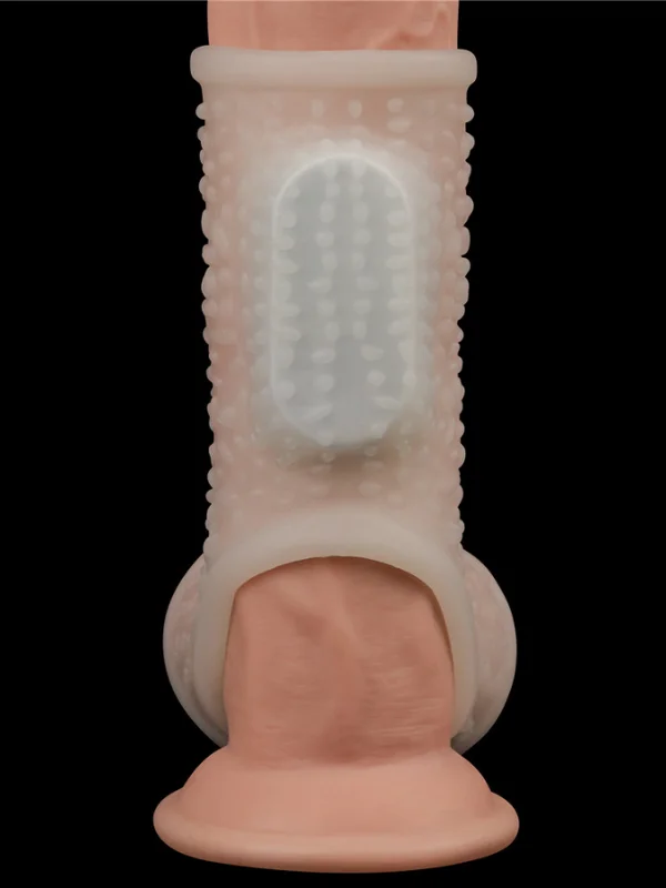 Vibrating Drip Knights Ring with Scrotum Sleeve ürün görseli