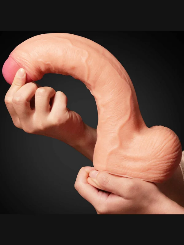 11 İnç Dual Layer Platinum Silicone Cock ürün görseli
