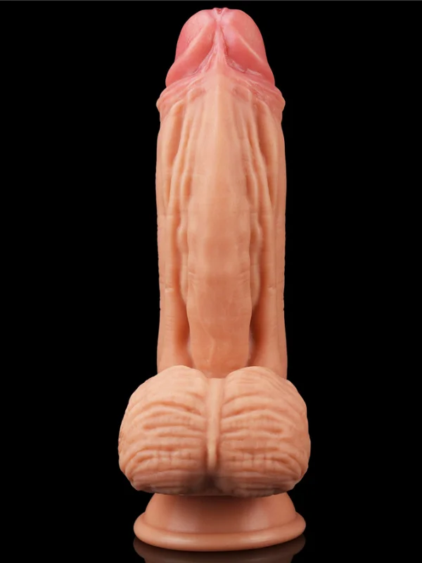 10 İnç Dual Layered Platinum Silicone Cock ürün görseli
