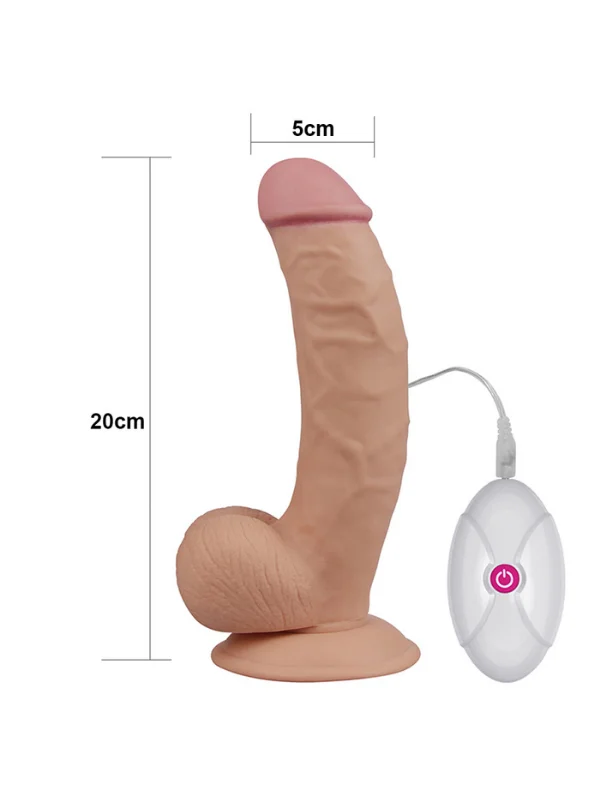 8.5 İnç The Ultra Soft Dude Vibrating Realistik Vibratör ürün görseli