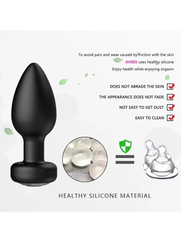 Telefon Kontrollü Titreşimli Anal plug 1 ürün görseli