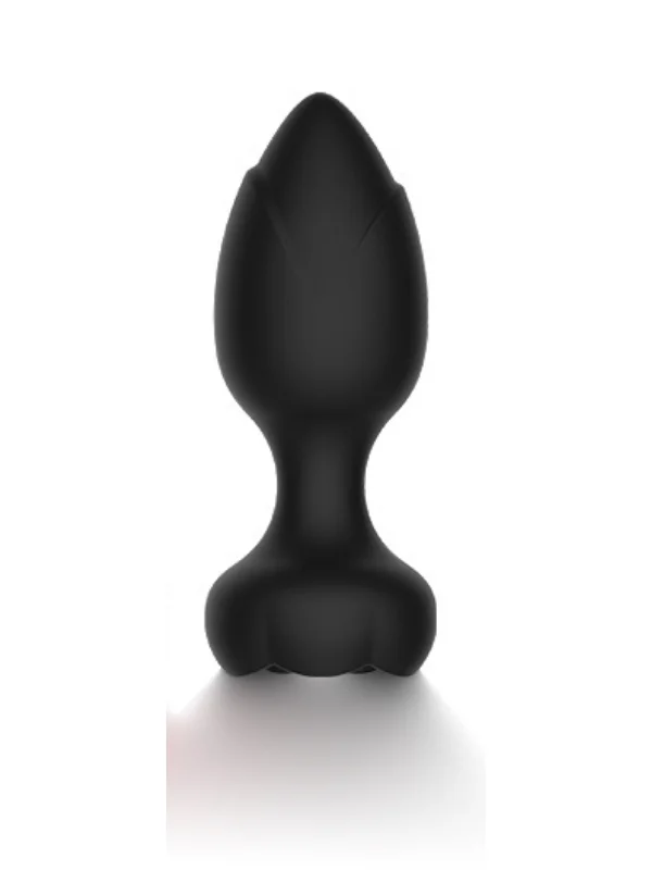 Full Covered Rubber Rose Anal Plug
