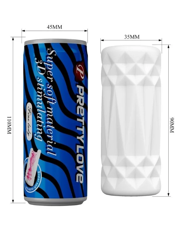 Super Soft Material 3d Stimulating Kola Kutusu Şeklinde Mastürbatör ürün görseli