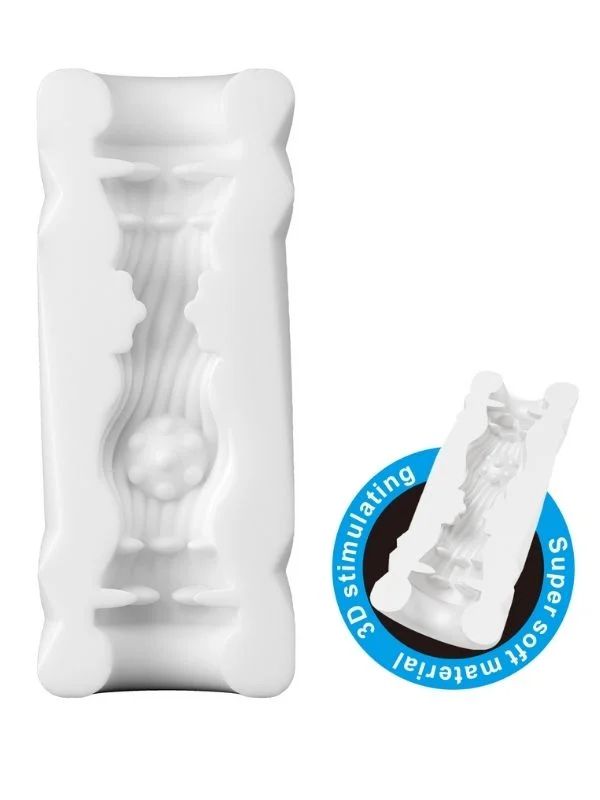 Super Soft Material 3d Stimulating Kola Kutusu Şeklinde Mastürbatör ürün görseli