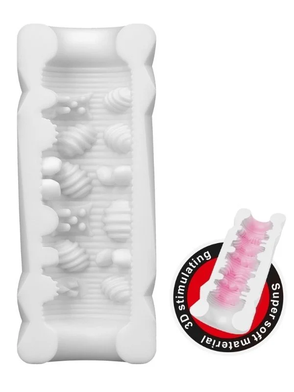 3D Stimulating Soft Material İçecek Kutusu Şeklinde Mastürbatör ürün görseli