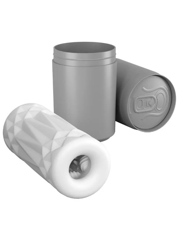 3D Stimulating Soft Material İçecek Kutusu Şeklinde Mastürbatör ürün görseli