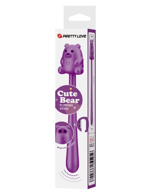 Cute Bear Flirting Stick Vibratör