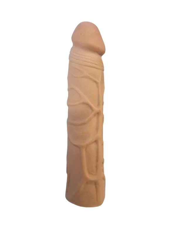 Gerçekçi Penis Kılıfı Et Dokusunda 17 cm ürün görseli