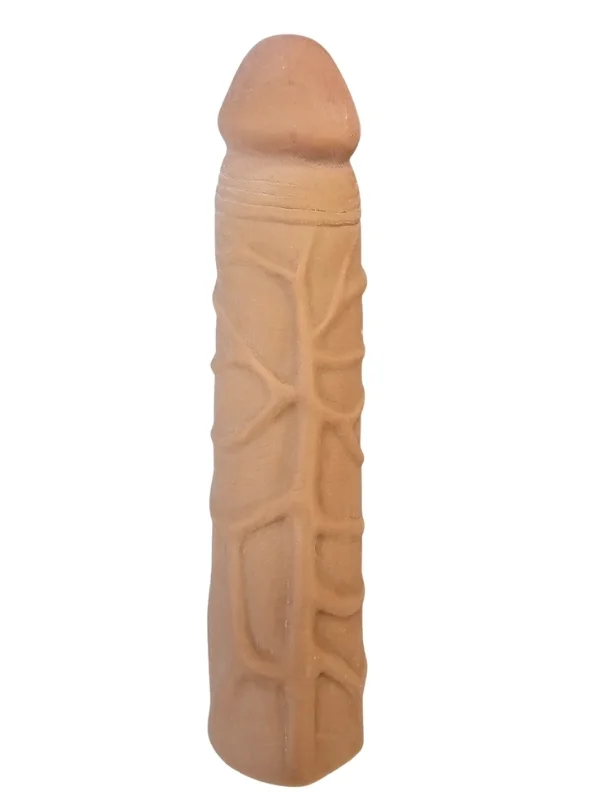 Gerçekçi Penis Kılıfı Et Dokusunda 17 cm