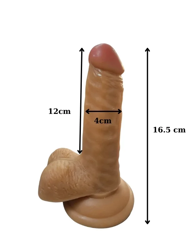 Gerçekçi Testisli Dildo ürün görseli