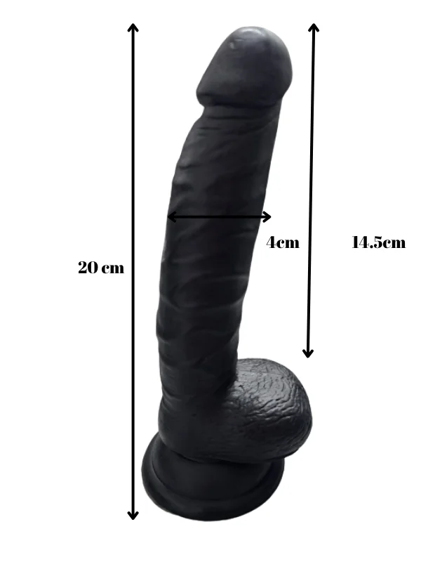 Gerçekçi Testisli Dildo ürün görseli