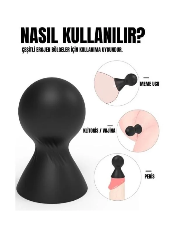 Meme Ucu Vakum Cup — Güçlü Emiş Özellikli Göğüs Uyarıcı ürün görseli