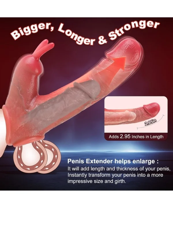Uzaktan Kumandalı Tavşan Penis Kılıfı ürün görseli