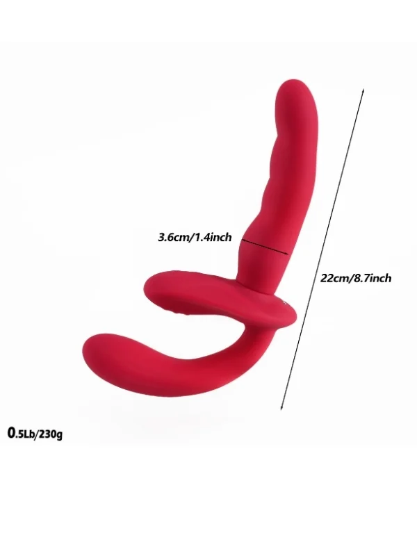 L-Join Strapless Vibratör — 10 Farklı Titreşim Modu, Uzaktan Kumandalı, Şarjlı G Nokta Uyarıcılı Tasarım ürün görseli