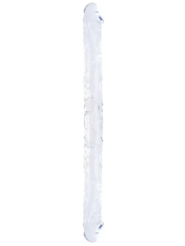 Çift Taraflı Esnek Dildo 34 cm — Gerçekçi Dokulu