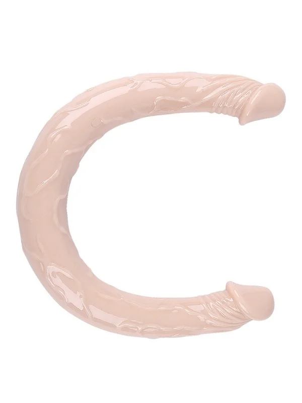 Çift Taraflı Esnek Dildo 34 cm — Gerçekçi Dokulu