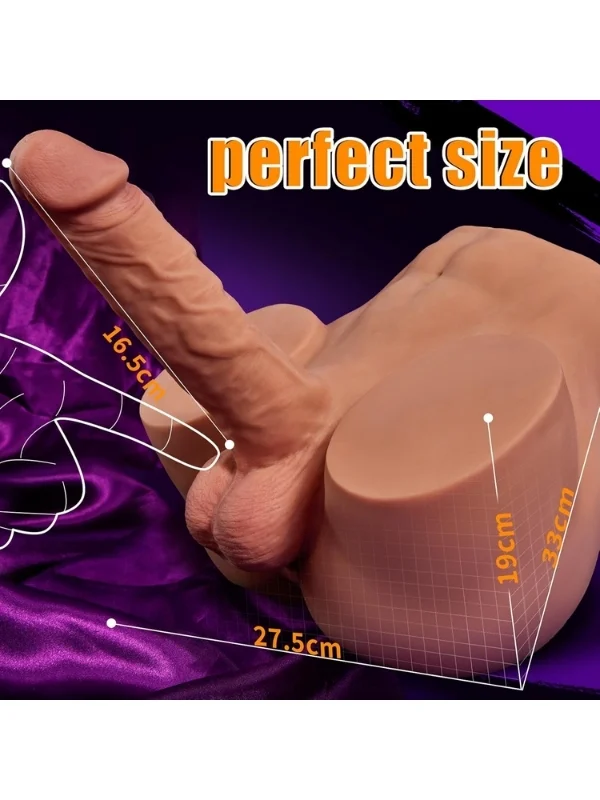 L-Join Gerçekçi İleri Geri Hareketli Titreşimli 5 Kg Kalça Vajina Dildo Mastürbatör ürün görseli