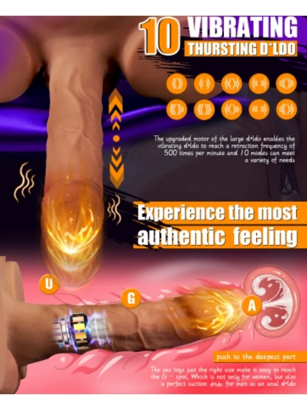 L-Join Gerçekçi İleri Geri Hareketli Titreşimli 5 Kg Kalça Vajina Dildo Mastürbatör ürün görseli