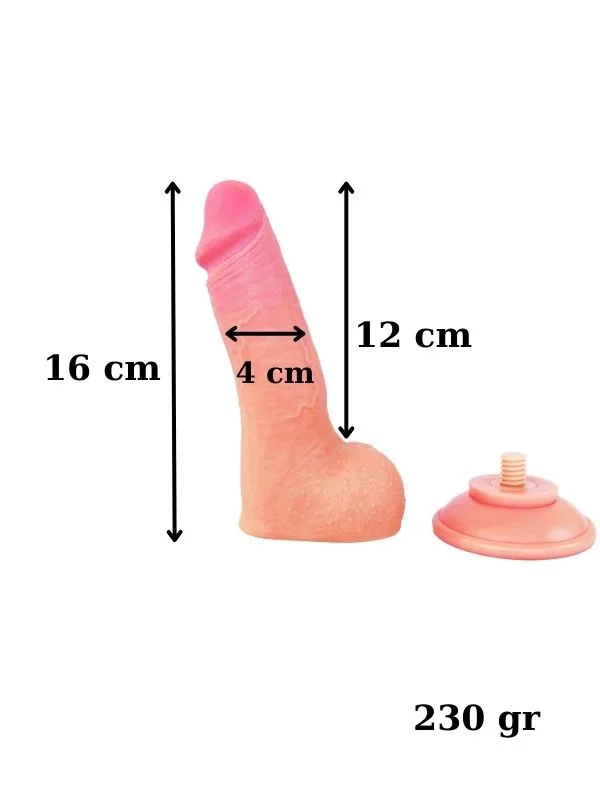 Ultra Gerçekçi 16 Cm Kıkırdaklı Dildo ürün görseli