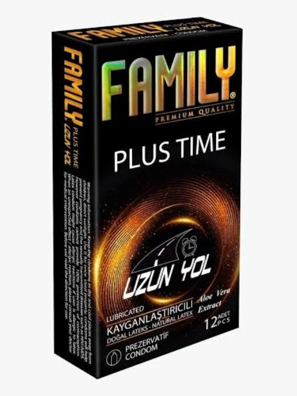 Family Plus Time - Uzun Yol Aloe Vera’lı Prezervatif